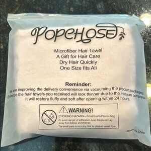 Popeclose Microfiber Hair Towel